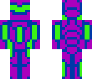 blue green and purple nano