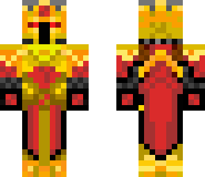 knight gold and red