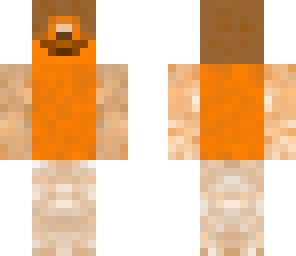 orange mustache man