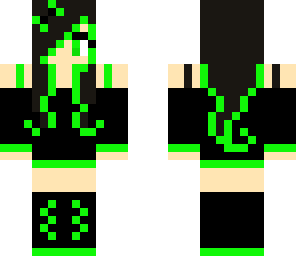 awesome neon green girl