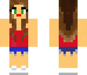 lipstick girl w cutoffs