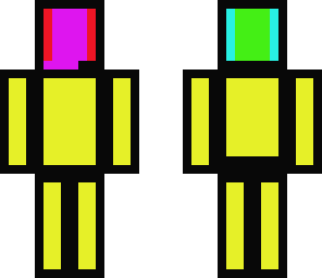 multi-colored outline