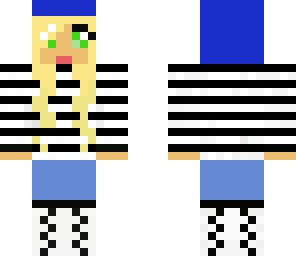cute black white and blue girl reloaded