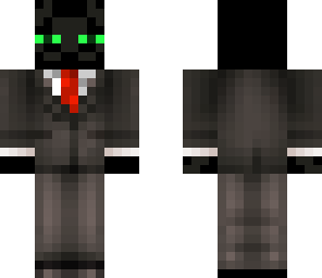 green enderman in a suite remake