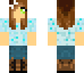 cute turquoise girl