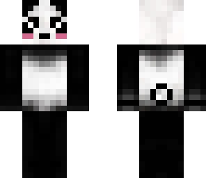 panda girl shy