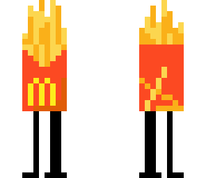 frech fries with legs