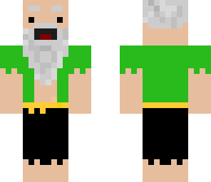 green wizard man
