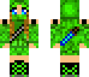 green assassin girl