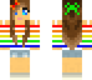 rainbow girl