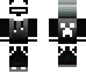 white panda man