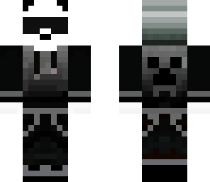 black panda man