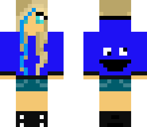 girl cookie monster