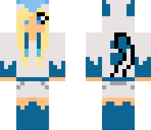 glaceon girl pokemon skin