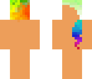 awesome rainbow hair