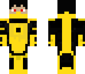 ninja yellow black hair
