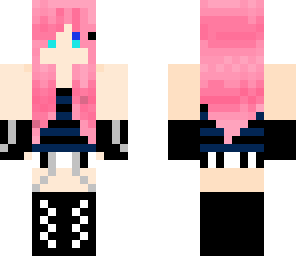 cute pink hair emo girl