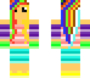 rainbow girl