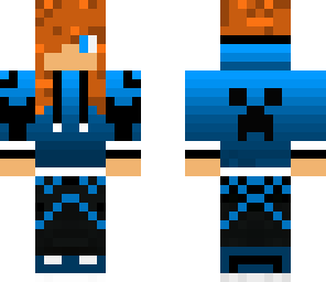 blue creeper girl