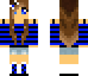 blue stripes