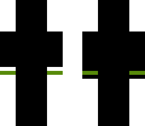 black and green