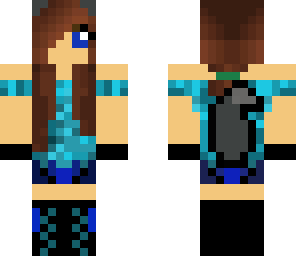 blue wolf girl