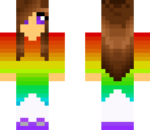 rainbow girl