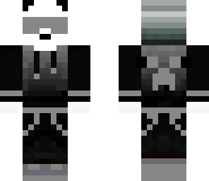 grey panda man
