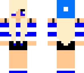 cute girl 2 blue