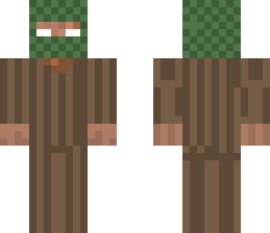 herobrine's wooden disguise