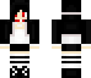 girl with striped stockings