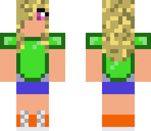green armor girl