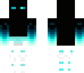 floating blue ghost