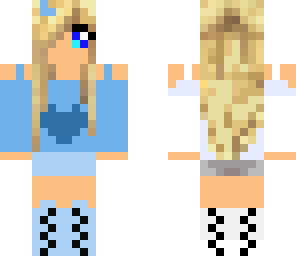blonde girl not finished