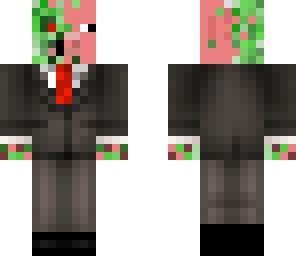 creeper pig in tuxedo