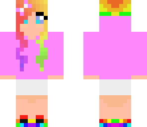 rainbow girl