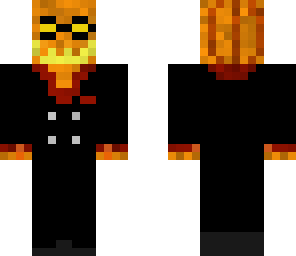 pumpkin in black