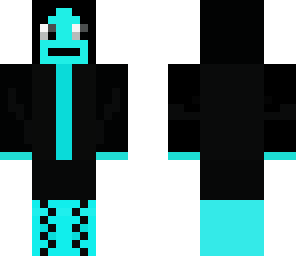 blue and black goth
