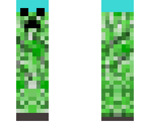 creeper diamond with diamond helmet