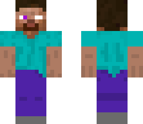 half herobrine half steve