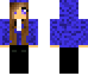 blue hoodie