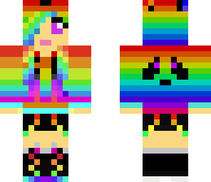 rainbow girl
