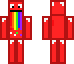 redstone rainbow puking troll