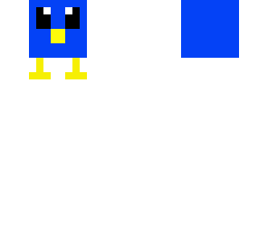 tiny blue bird
