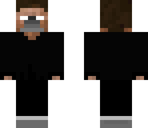 herobrine with shaded hood
