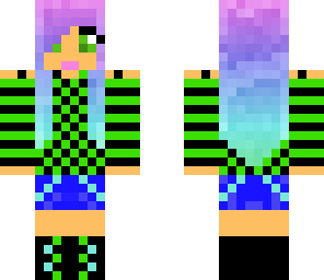 checkerd girl