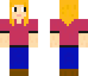 basic blonde girl