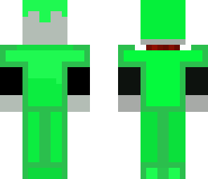 slender with emerald armour