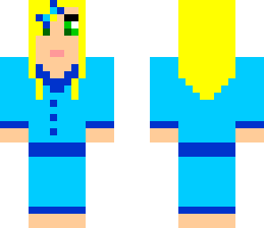 girl in blue pjs