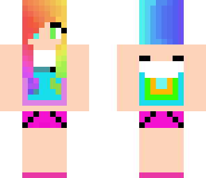 rainbow girl